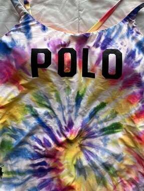 Polo Ralph Lauren Tank Suit Tie-Dye Women’s L